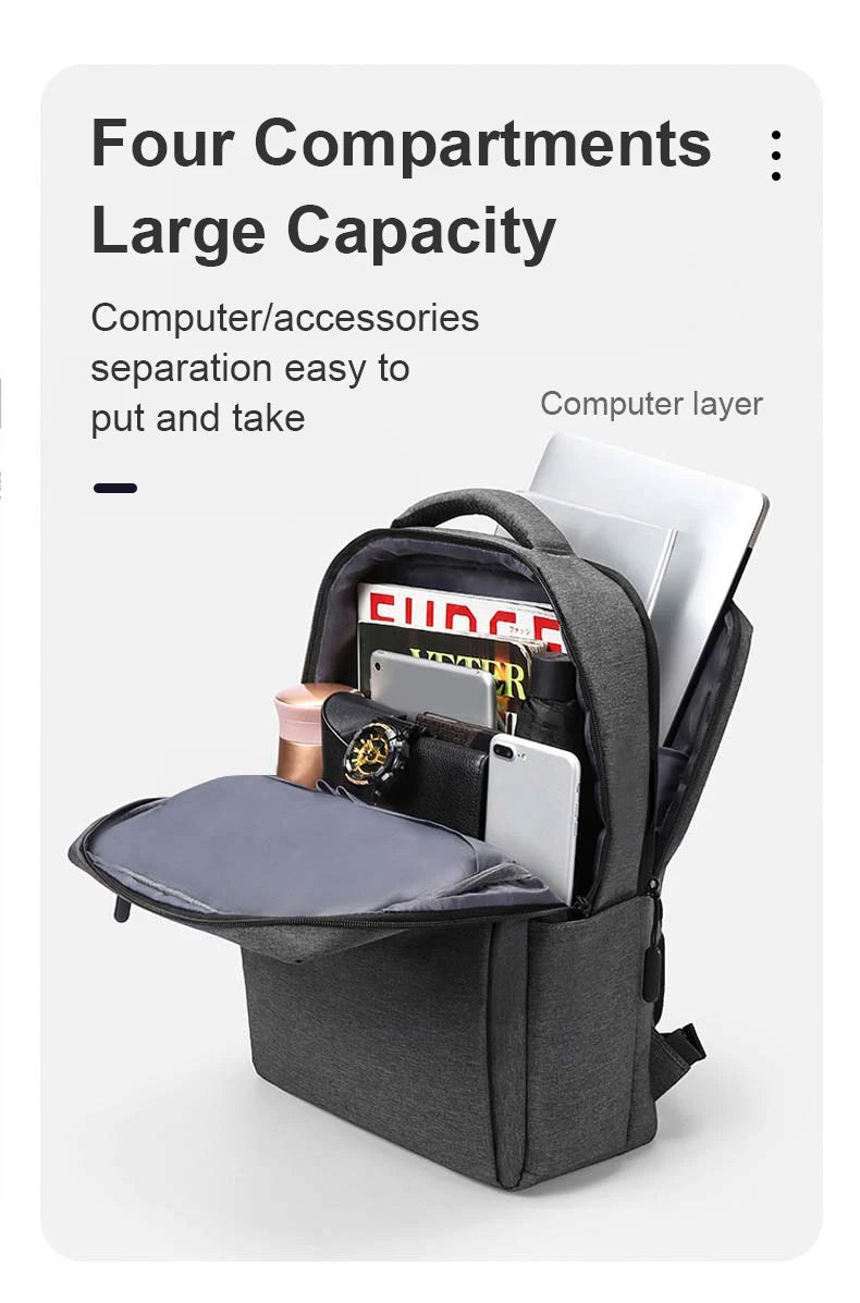 Batoh na notebook 17,3 palca s veľkou kapacitou, nepremokavá cestovná taška