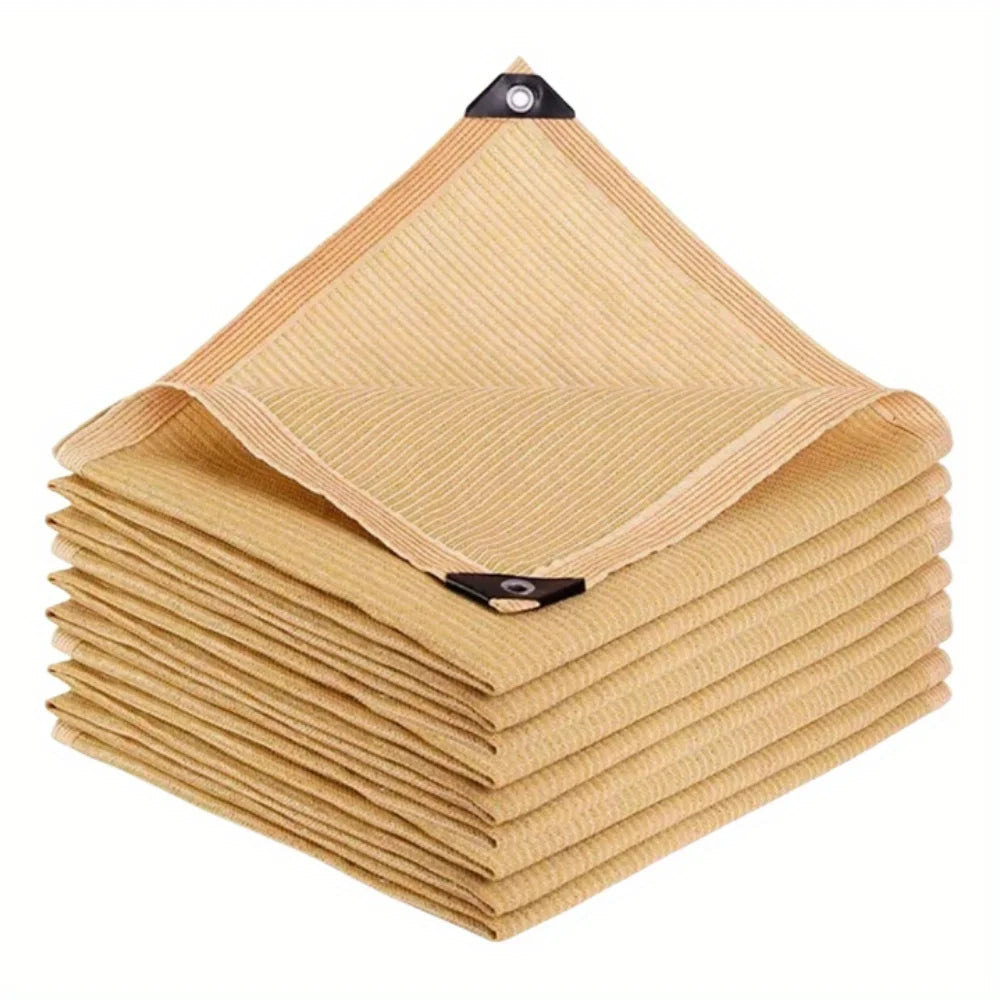 Pet Area Sunshade Net with Thickened Weaving and Durable Fixing Devices