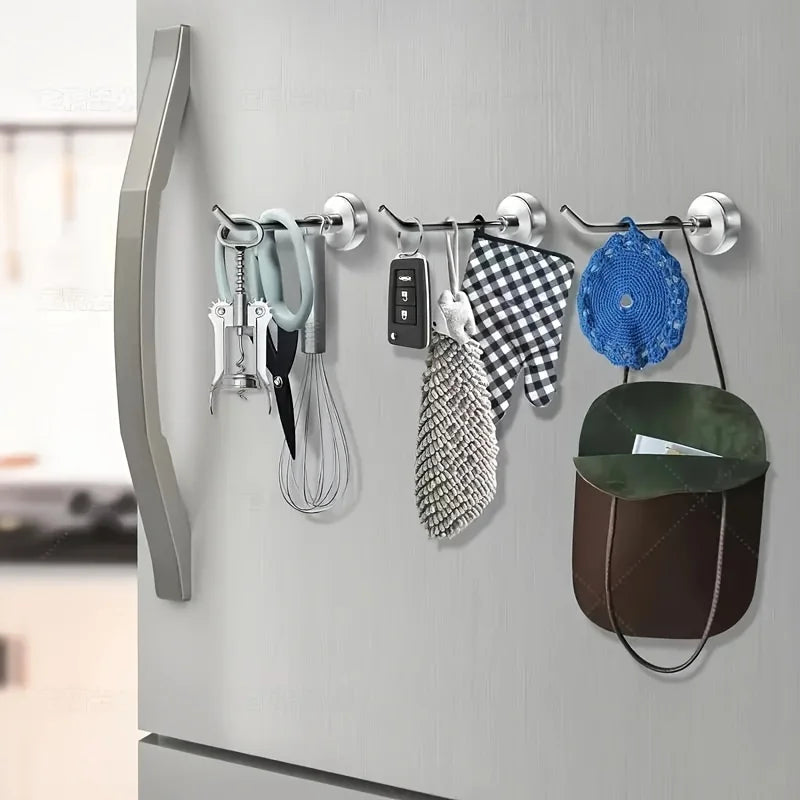 5pcs Magnetic Hook, Heavy Duty Magnet Hook, Magnetic Cruise Hook Hanging, Large Metal Magnetic Hook, Can Be Used For Grill,