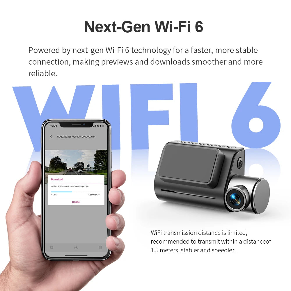 D7 Front and Rear Dash Camera Set with 64 GB Card