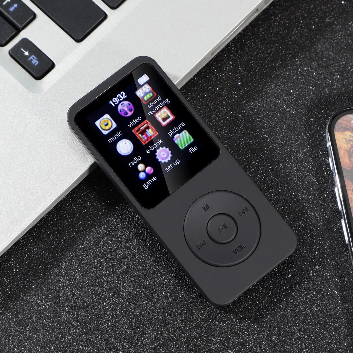 Portable MP3 Player 1.8 Inch Screen Walkmen HIFI Bluetooth Compatible E-Books Recording Bluetooth Wifi Pplayer FM Radio Player