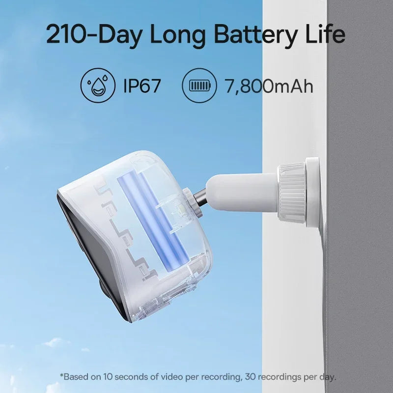 Wireless 2K Security Camera System with 210-Day Battery (2-Cam Kit)
