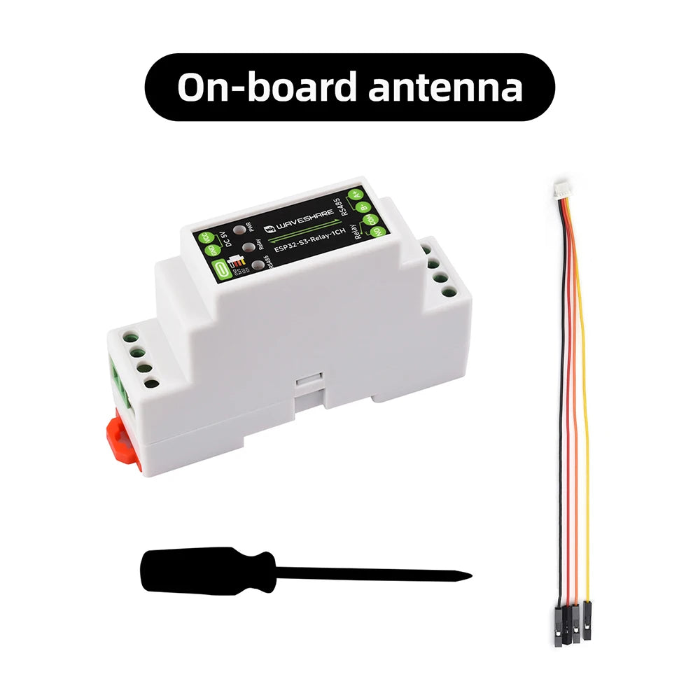 ESP32-S3 Single-Relay DIN-Rail Module