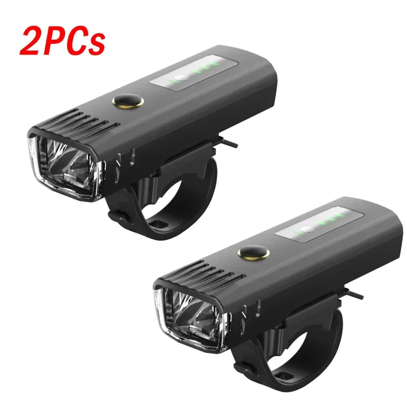 Rechargeable Bicycle Light - Front and Rear Options