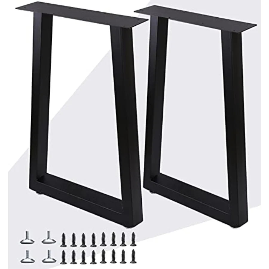 Kotni kovinski nogi za mizo, 28" x 17,7", komplet okvirja