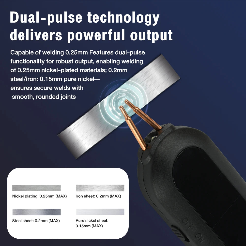 Handheld Battery Spot Welder with Adjustable Power
