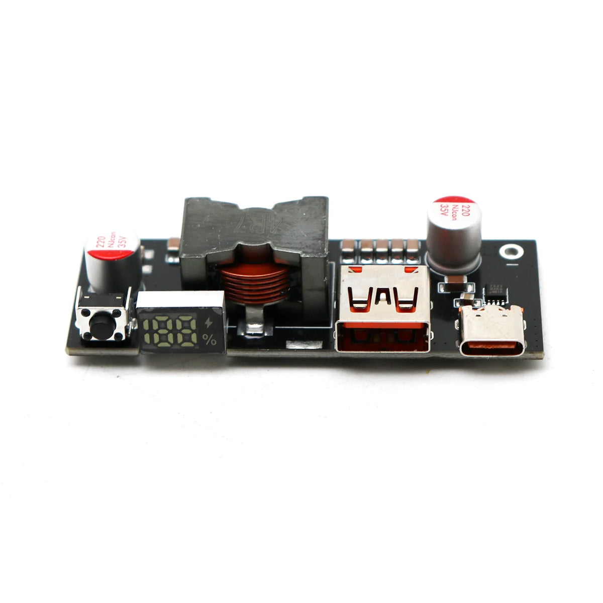 PD3.1 100W Bidirectional Fast Charger Power Bank Board Boost Buck 2S 3S 4S 5S 6S Battery Charging Discharging Li Ion Lifepo4 BMS