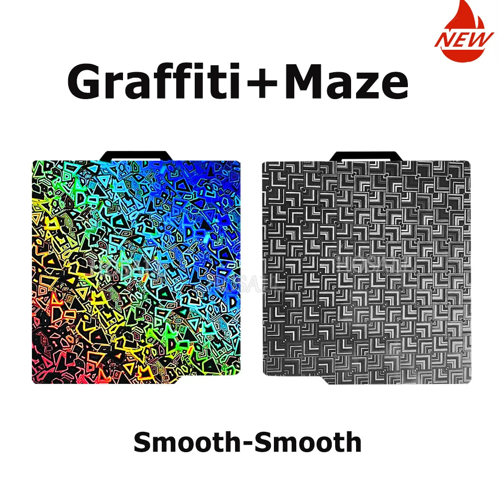 BambuLab 257×257 mm obojstranná pružinová oceľová tlačová doska