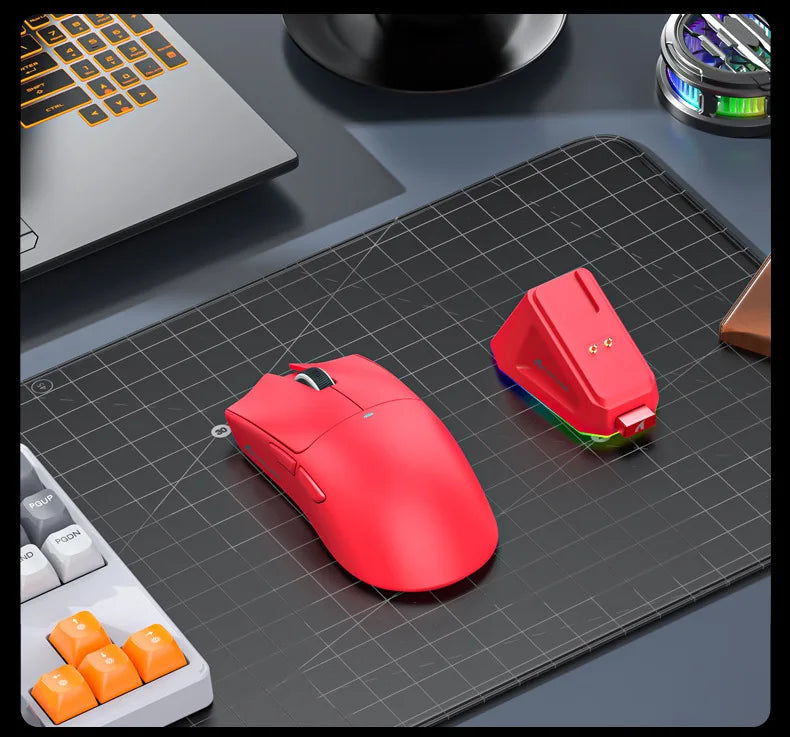 Attack Shark X11 Wireless mouse, three-mode connection 2.4GHz/ wired/Bluetooth PAW3311 22000DPI RGB magnetic charging dock mouse