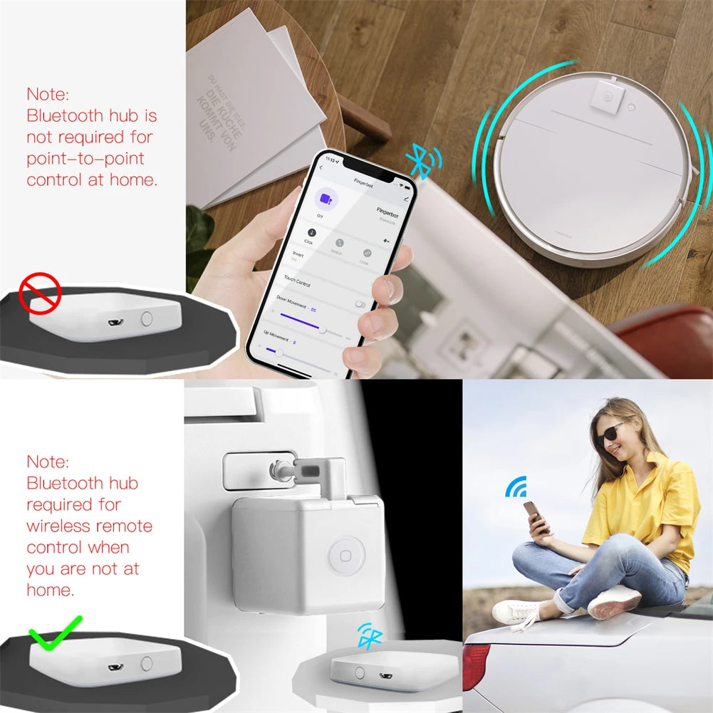 Smart Bluetooth Fingerbot Switch Button Pusher