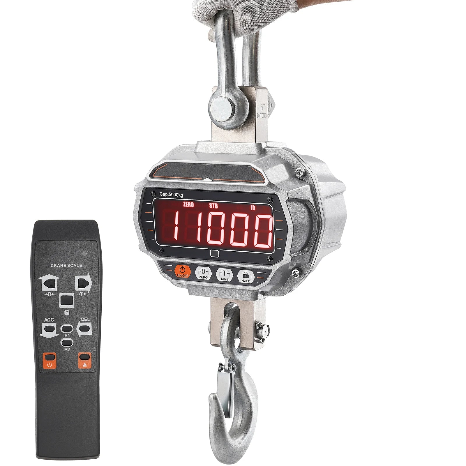 Digital Crane Scale 3000–5000 kg Heavy Duty Hanging Scale with Remote
