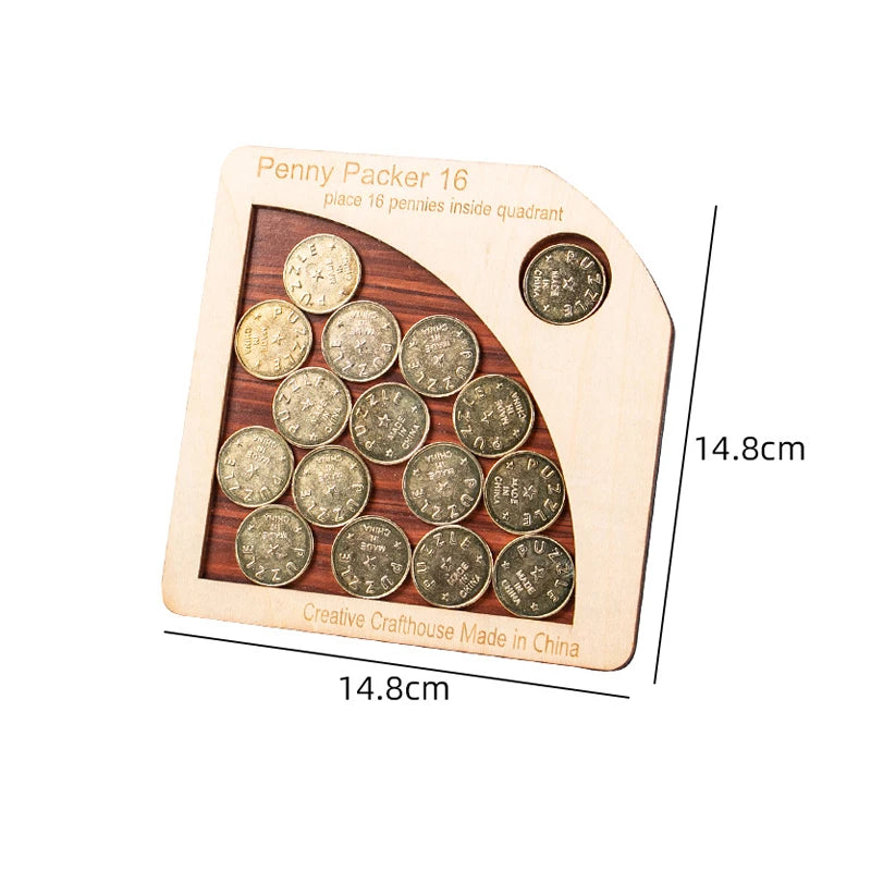 Holzpfennig-Puzzle – Designoptionen