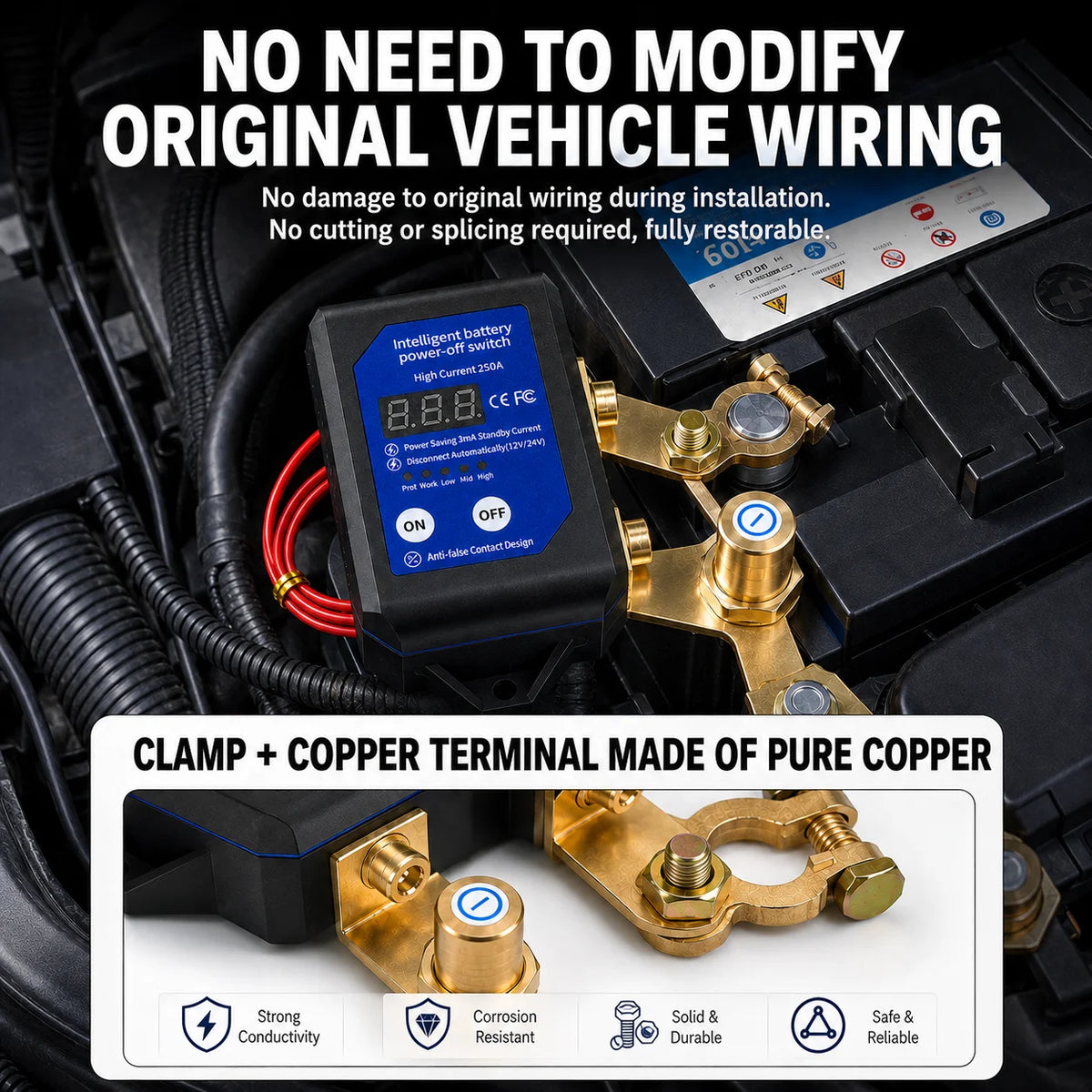 12/24V Remote Battery Disconnect Switch