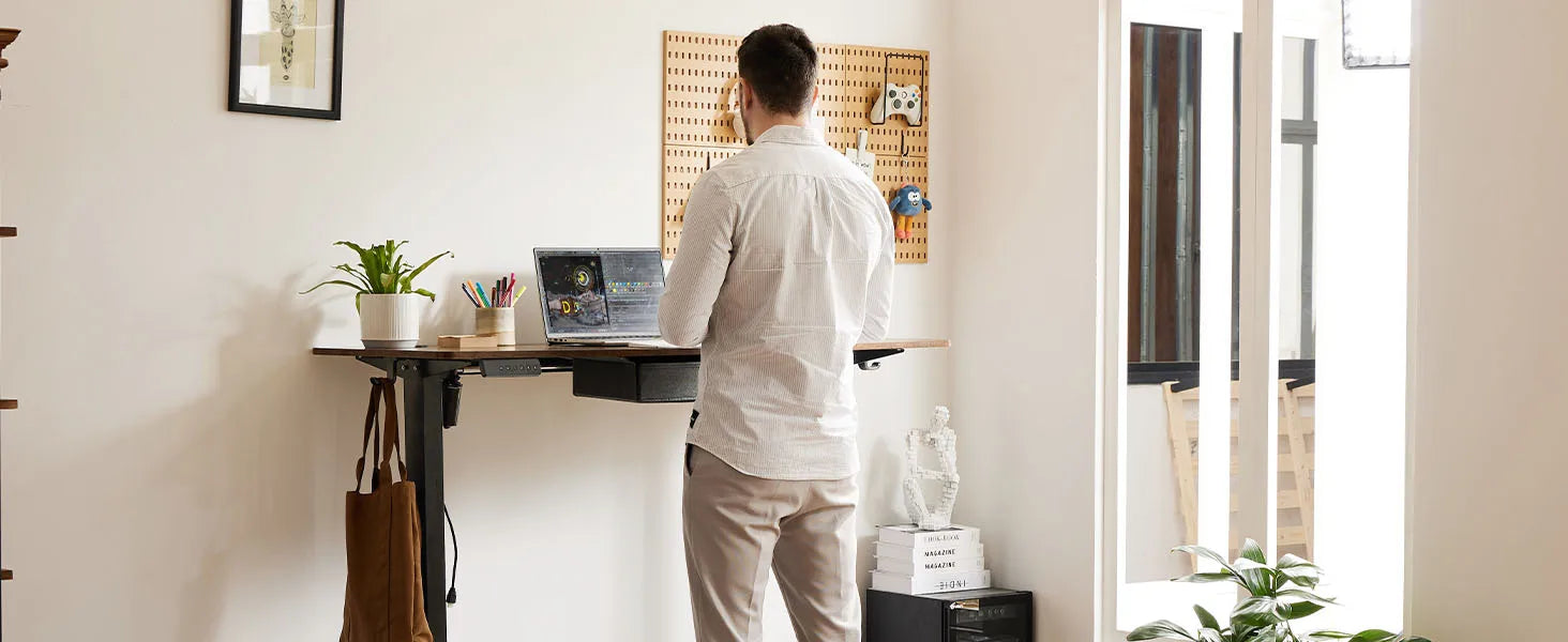Electric Height Adjustable Standing Desk with Memory Settings