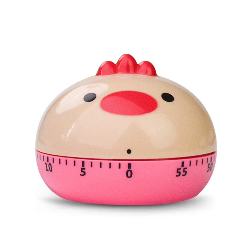 Cartoon Mechanical Kitchen Timer, 55 Minutes