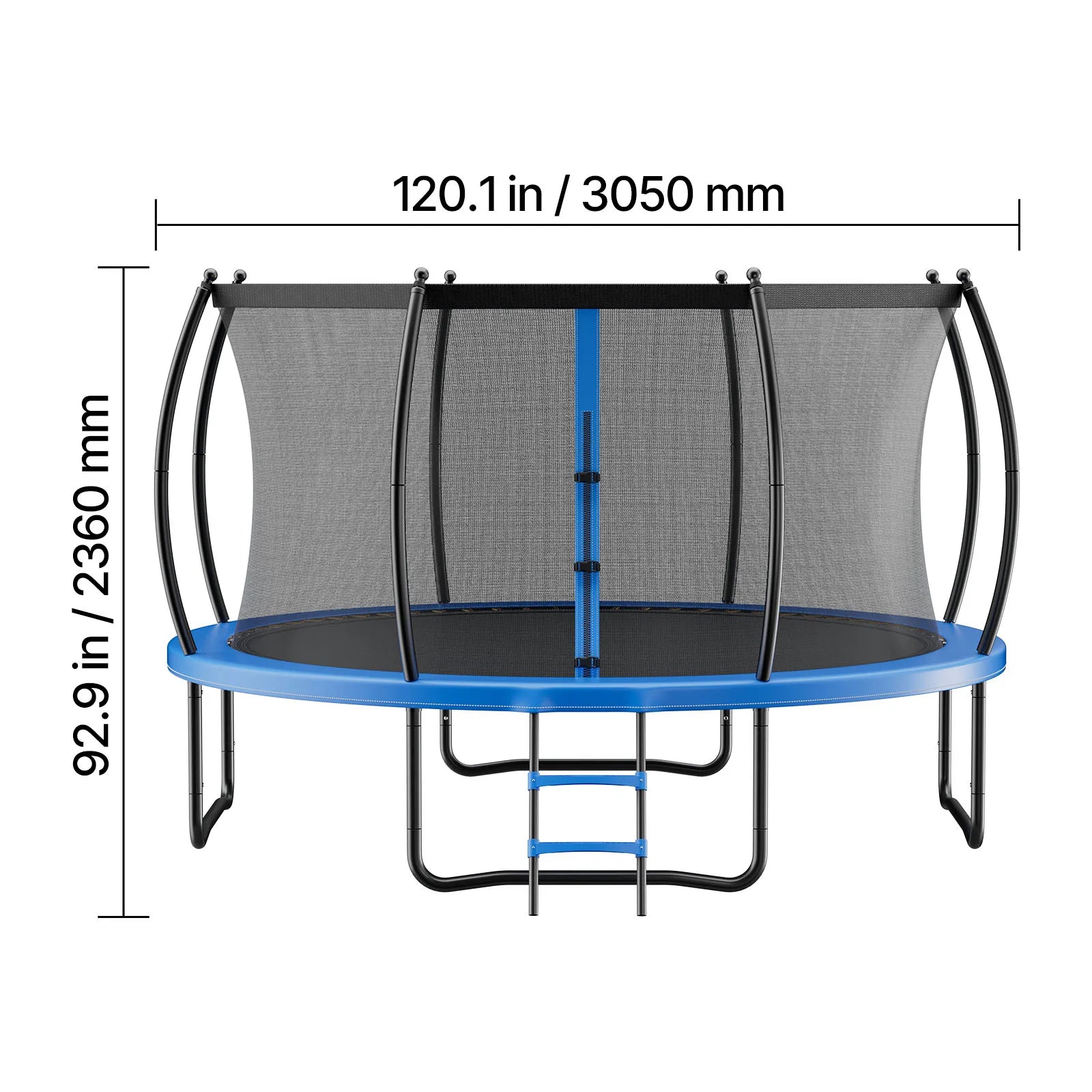 Vonkajšia trampolína s ochrannou sieťou 8–14 FT, odolná sada pre deti