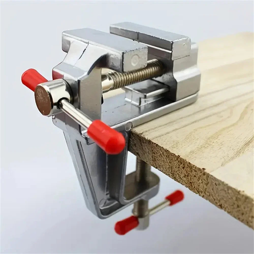 Mini tornillo de banco con abrazadera para manualidades y trabajos de ocio