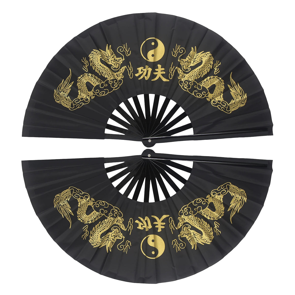 Tai Chi Performance Fans, Left-and-Right Pair