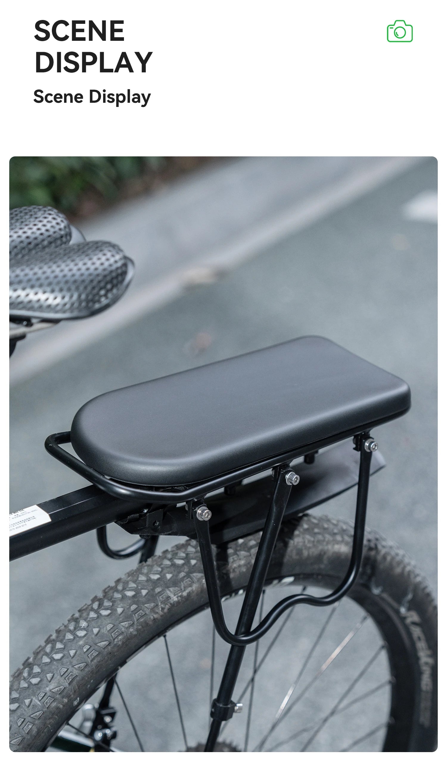 Bicycle Back Seat Cushion for Road Bicycles