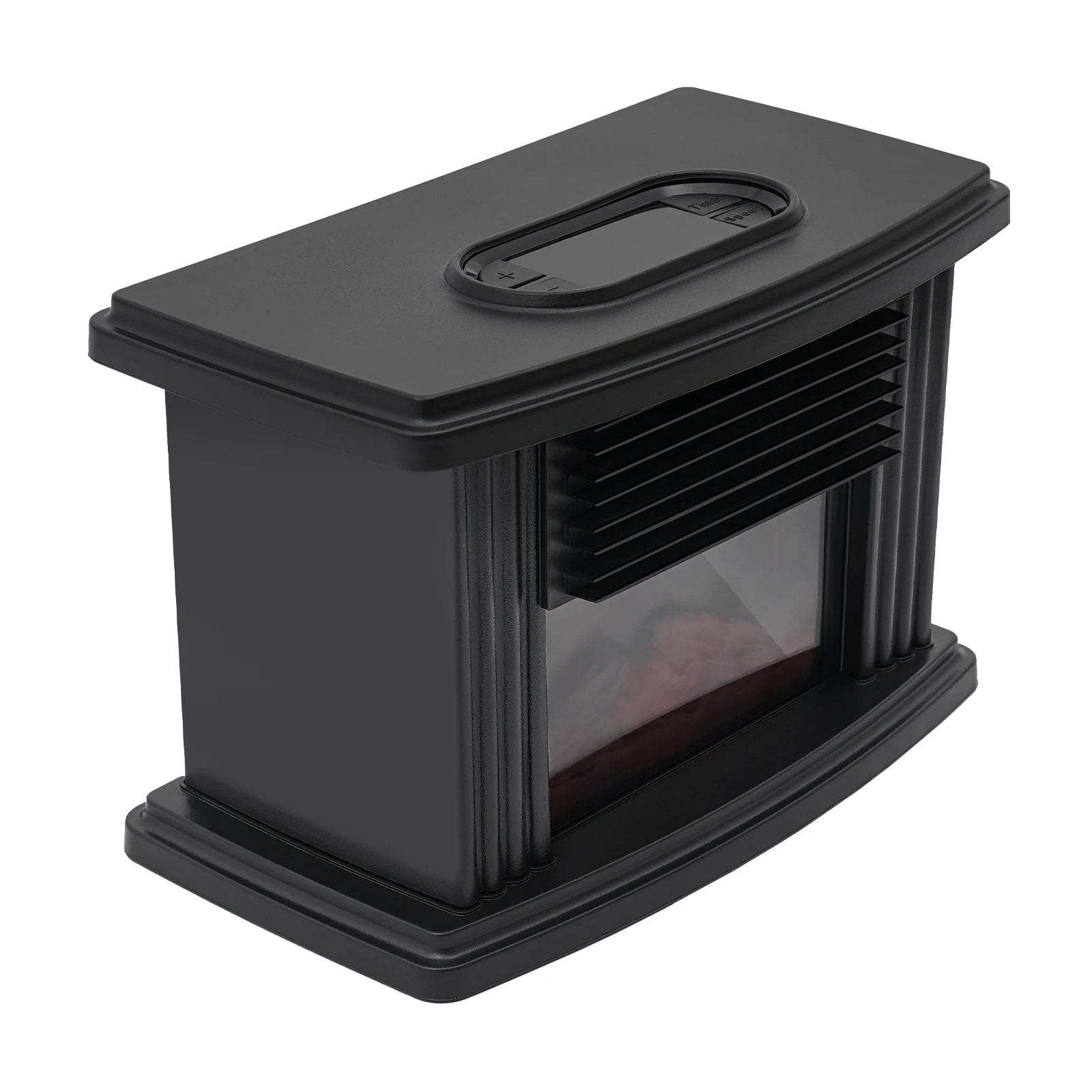 Portable Electric Fireplace Heater 1000W with 3 Speeds & Timer