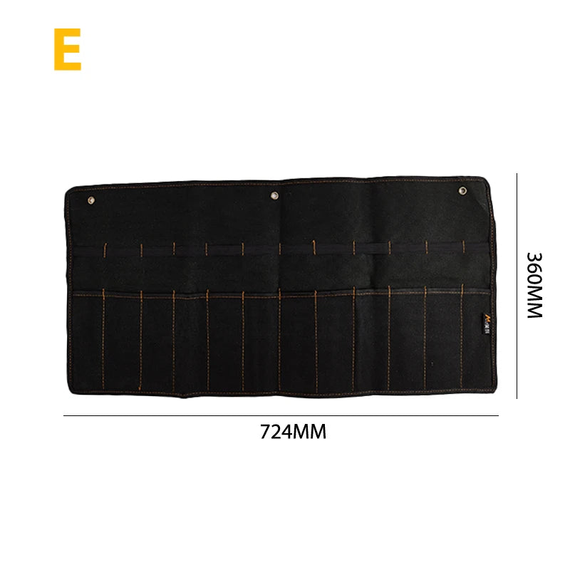 Fabric Tool Roll, Pocket Layout Options