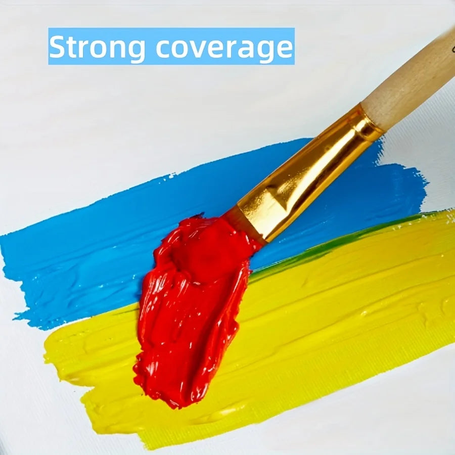 Színes akrilfesték készlet – Élénk 12 ml-es tubusok kreatív projektekhez