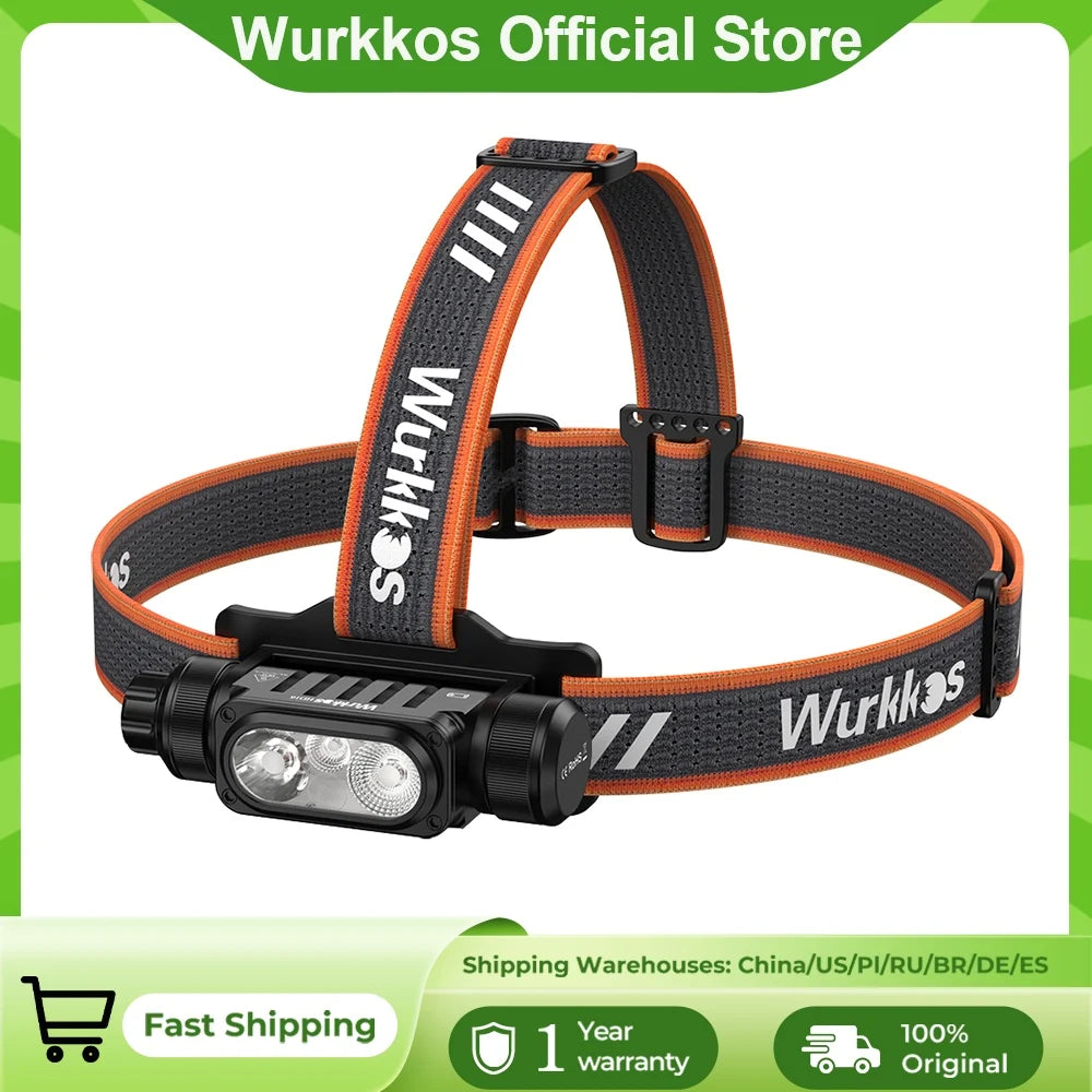 HD16 Rechargeable Red and White Headlamp