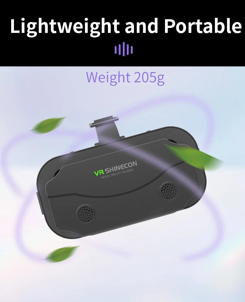 VR brýle 3D virtuální realita, headset, helma, čočky, brýle, chytré pro smartphony, mobilní hry, sada Viar Viewer