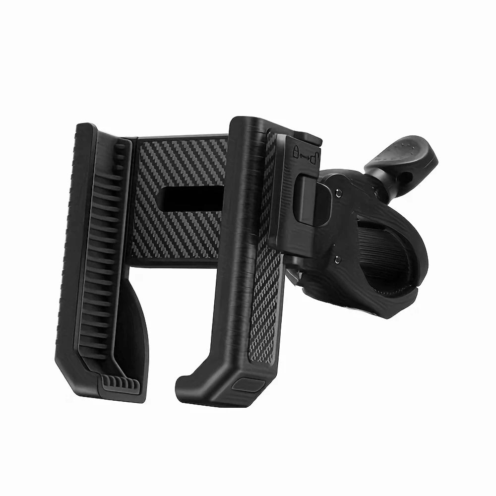 Supporto universale per telefono da moto Homhu, design semichiuso, supporto per telefono da bici e bicicletta con blocco rapido, per iPhone e telefoni da 4.7"-7"