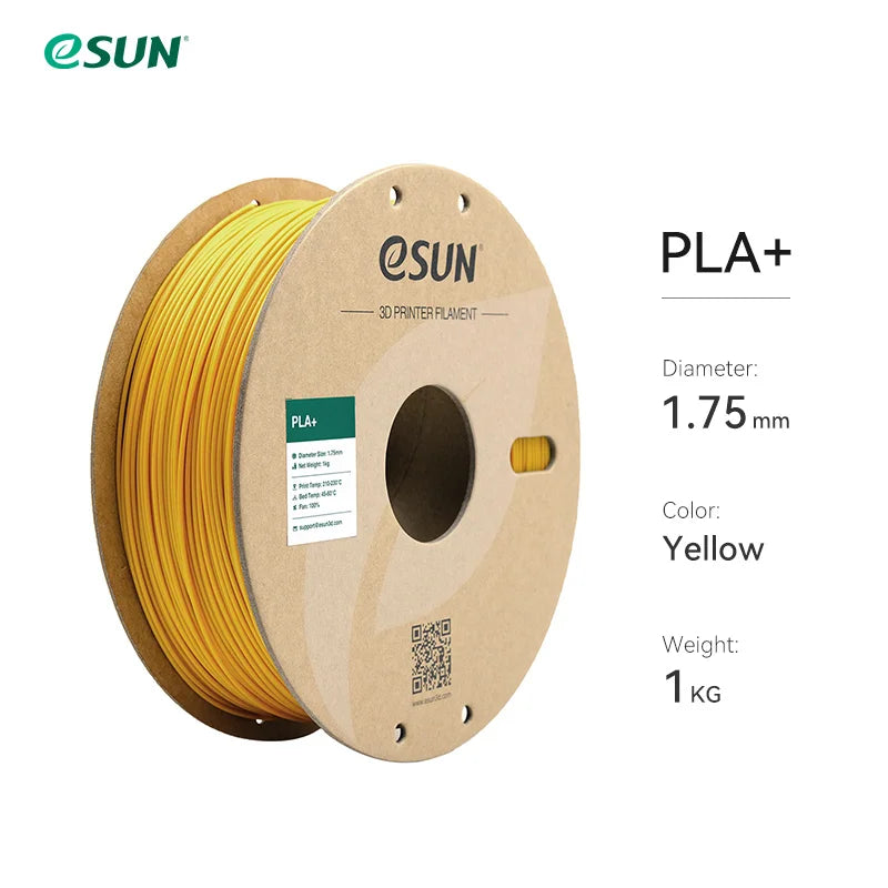 Filamento PLA+ para impressora 3D, 1.75 mm, bobina de 1 kg