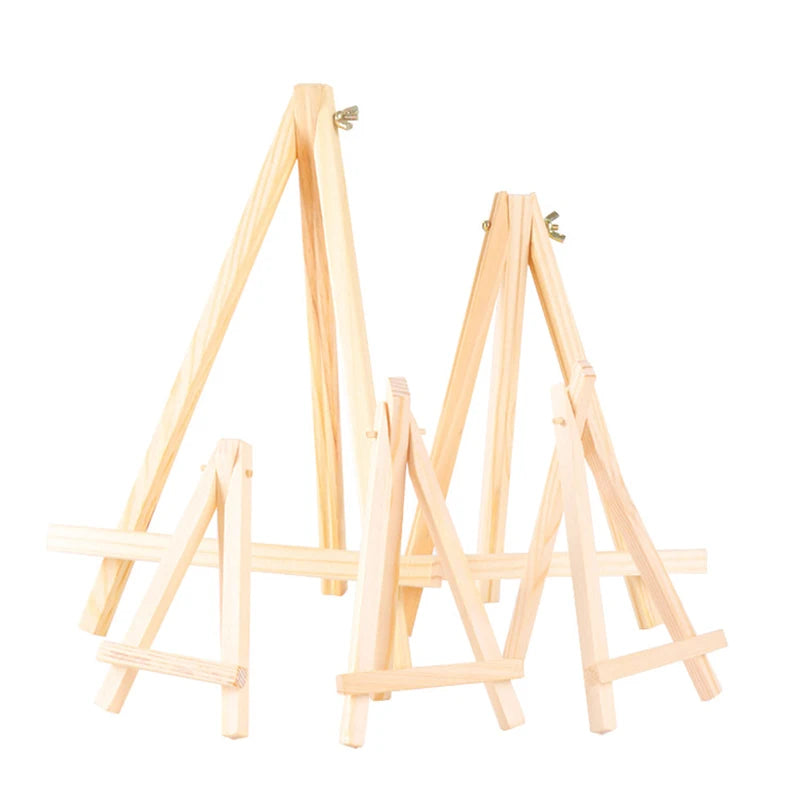 Natural Wood Mini Easel Display Stand