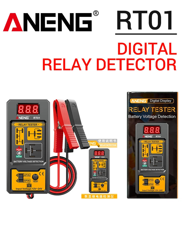 RT01 Relay Tester or BT138 Battery Tester, Kit Options