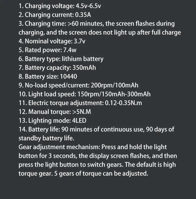 Rechargeable Precision Electric Screwdriver Set