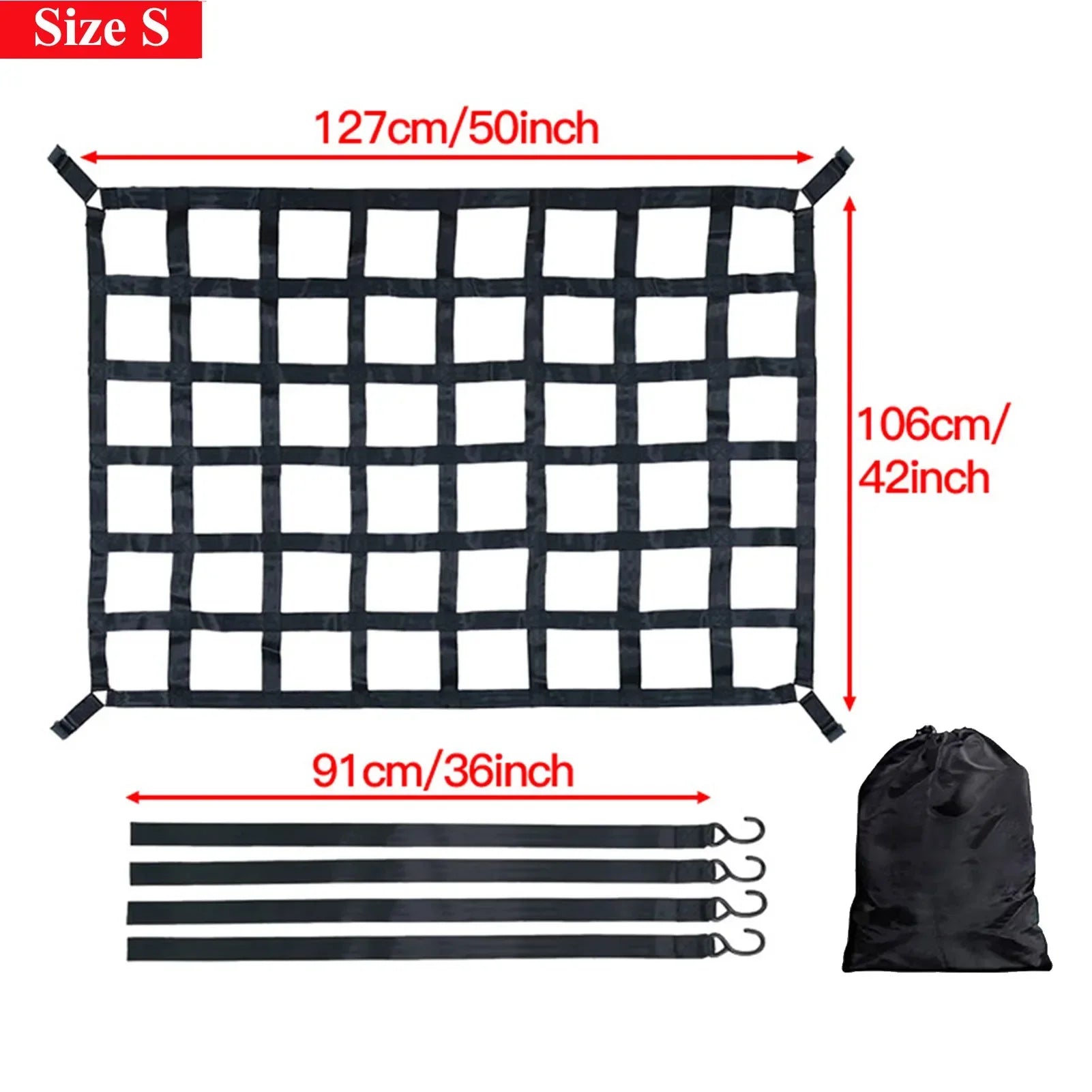 Heavy Duty Roof Rack Cargo Net