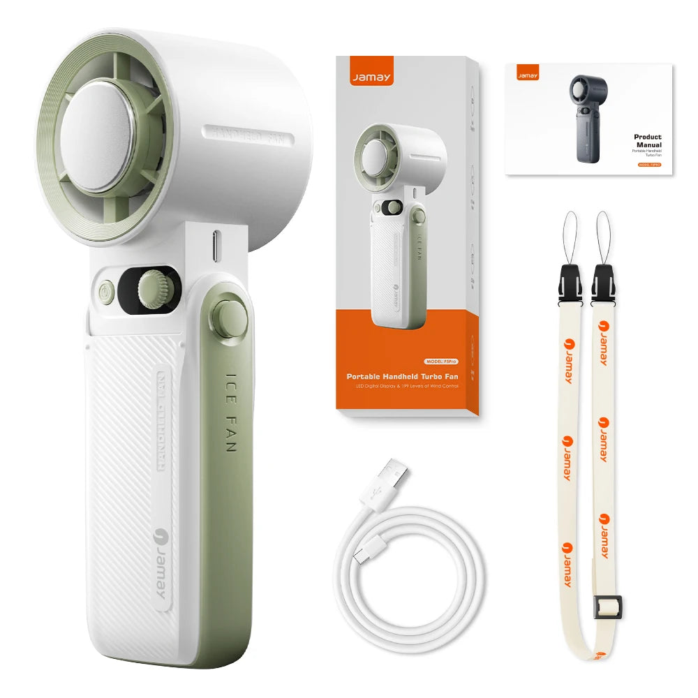 F5PRO Portable Fan with Digital Display