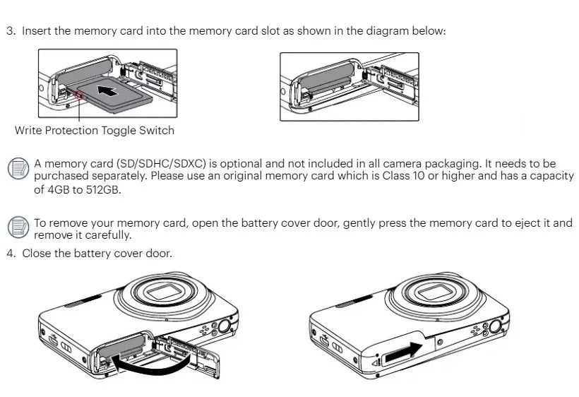 16MP Compact Digital Camera with 5X Optical Zoom and 1080P Video