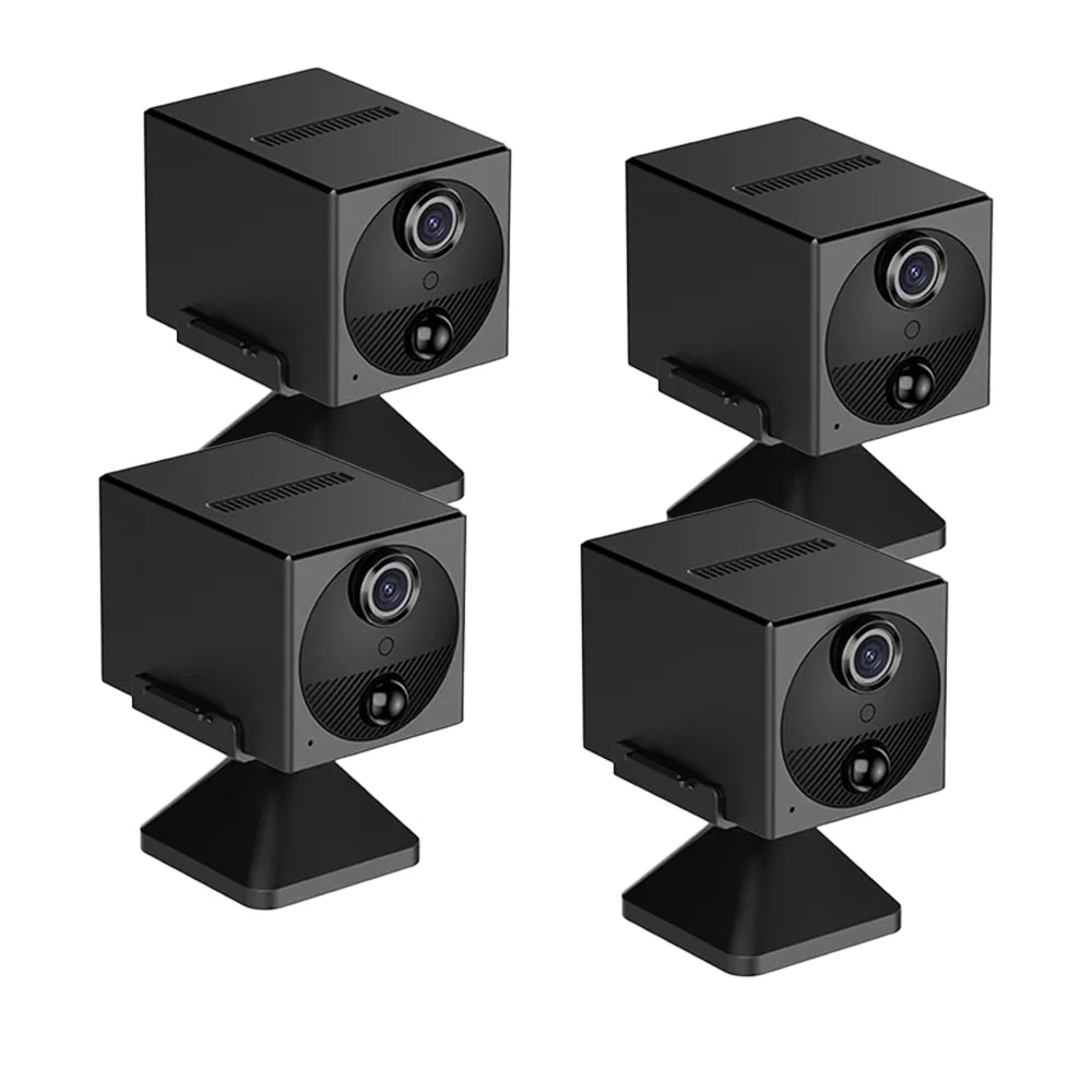 4G LTE Cellular Portable Battery Security 3MP Indoor Surveillance PIR Motion Detection Infrared Camera UboxPro APP Remote View