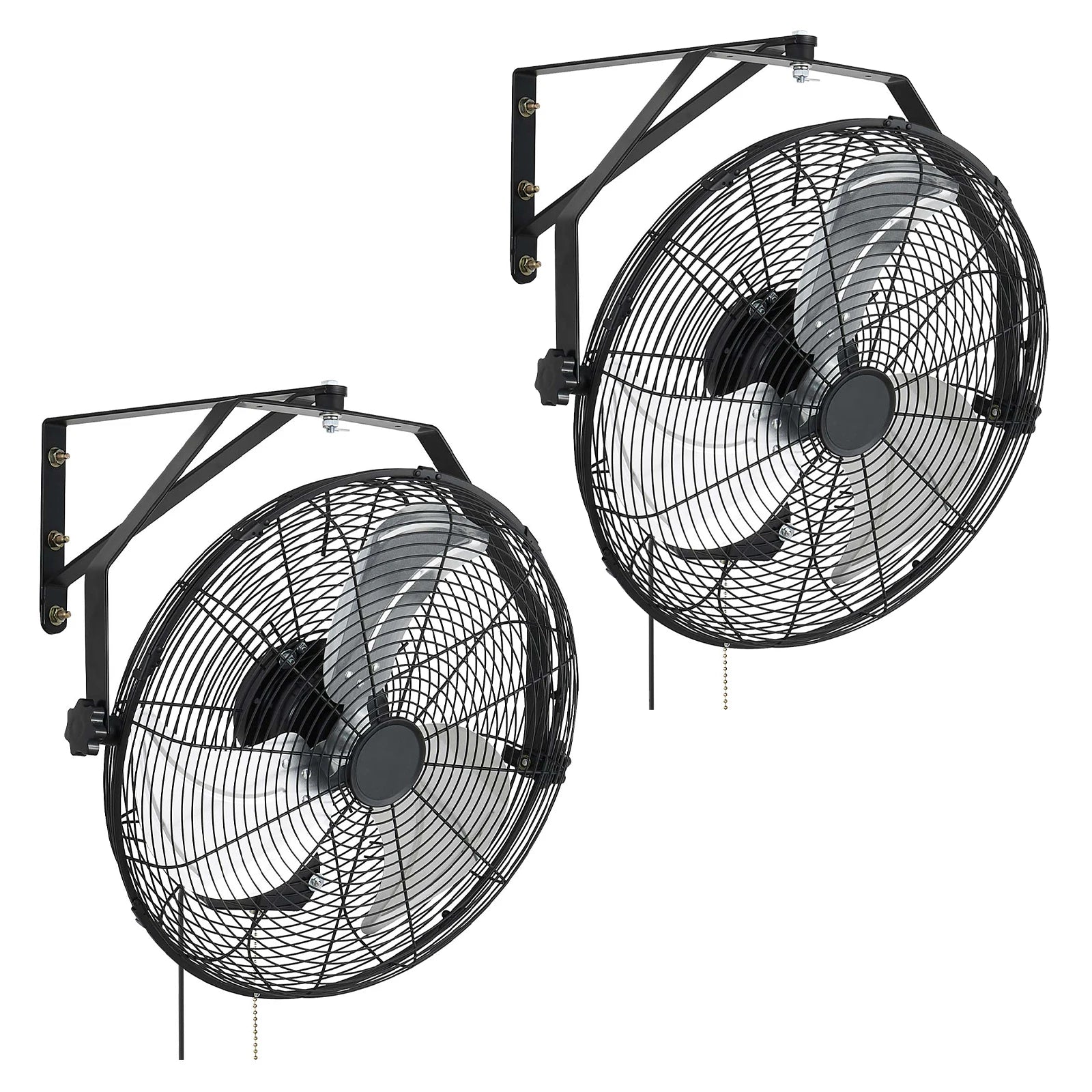 Ventilator industrial montat pe perete 18/20" cu flux de aer pe distanțe lungi