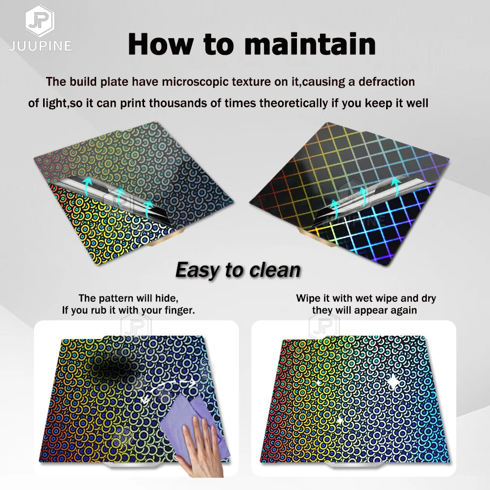 BambuLab 257×257 mm obojstranná pružinová oceľová tlačová doska