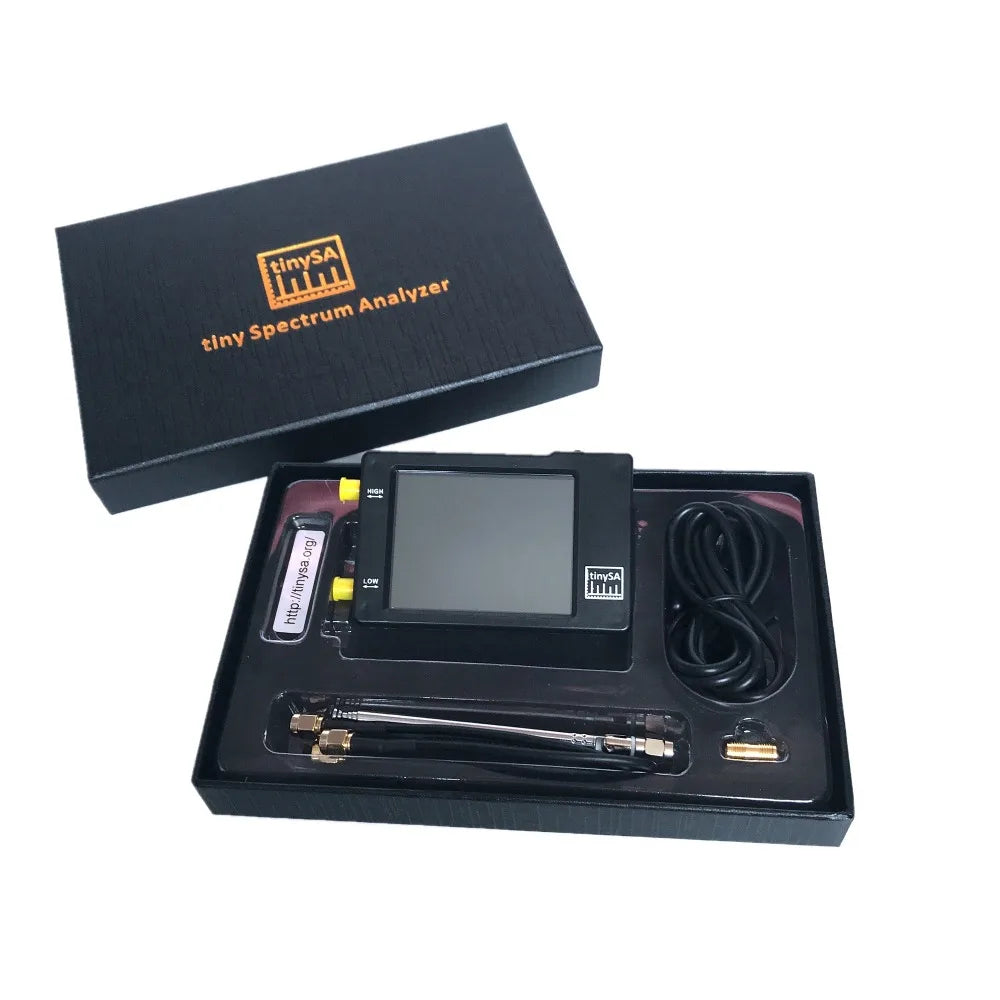 TinySA 100khz-960mhz Spectrum Analyzer, 2.8-inch Screen Mid-Frequency/High-Frequency/Very High-Frequency UHF AnaLyzer