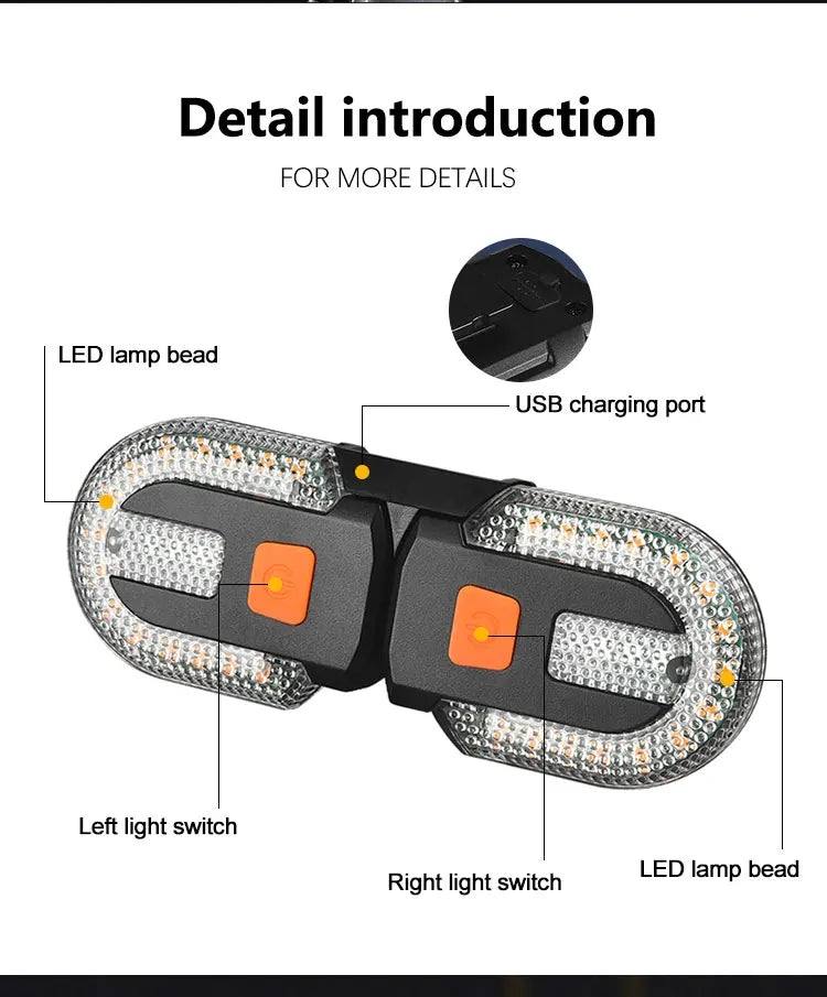 Bike Turn Signal Rear Light USB Rechargeable Wireless Back LED Scooter Tail Light Wireless Warning Taillight Cycling Accessories