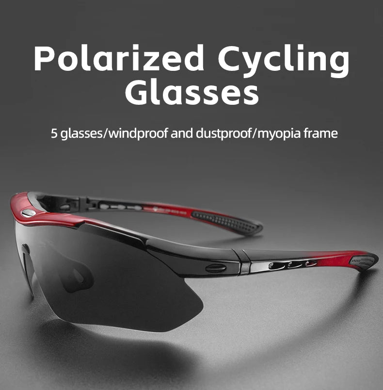 Polarized Photochromic Cycling Sunglasses with UV Protection
