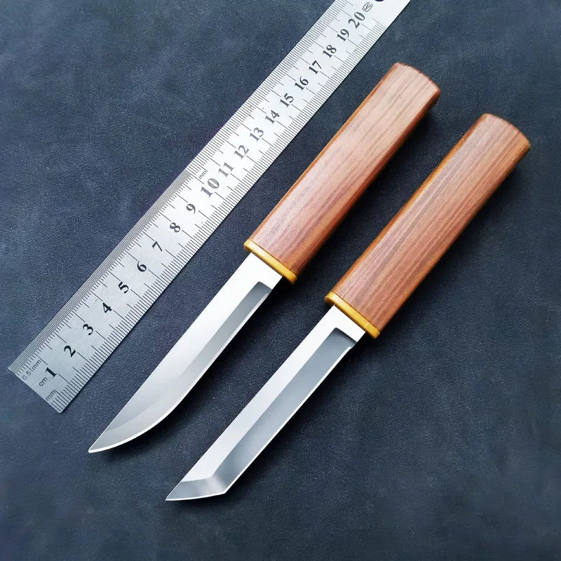 Double Camping Fixed Blade Hunting Knife