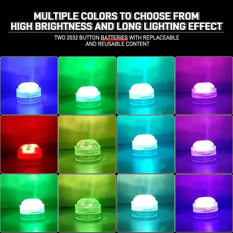 Wireless RGB LED Ambient Light with Remote, IP68 Rated