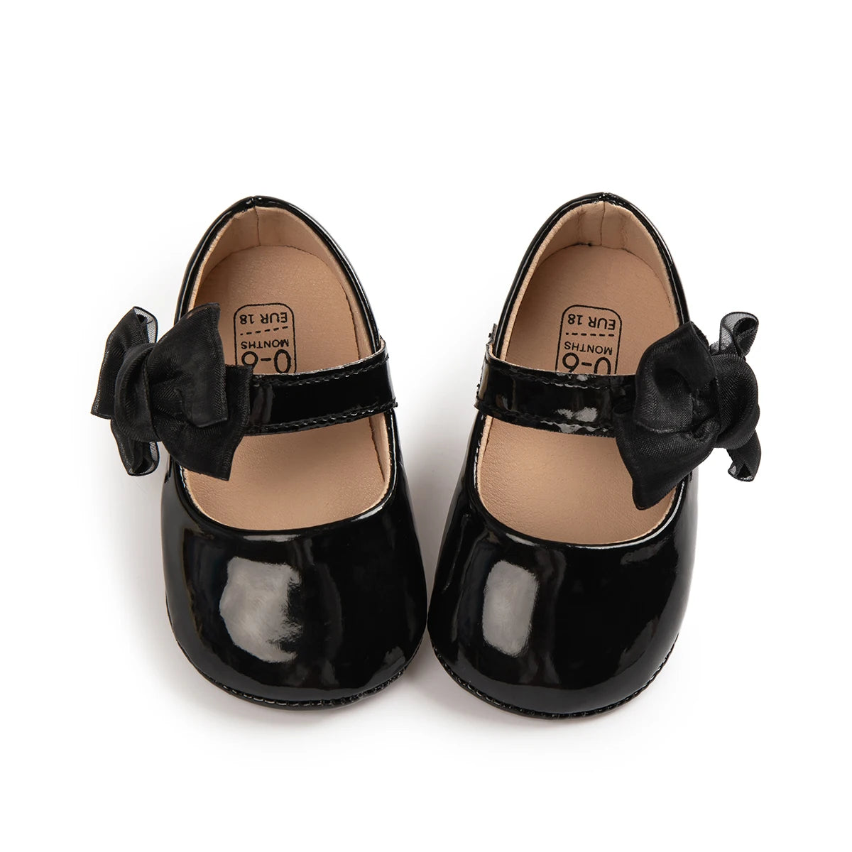 Baby Princess PU Toddler Shoes with Bow