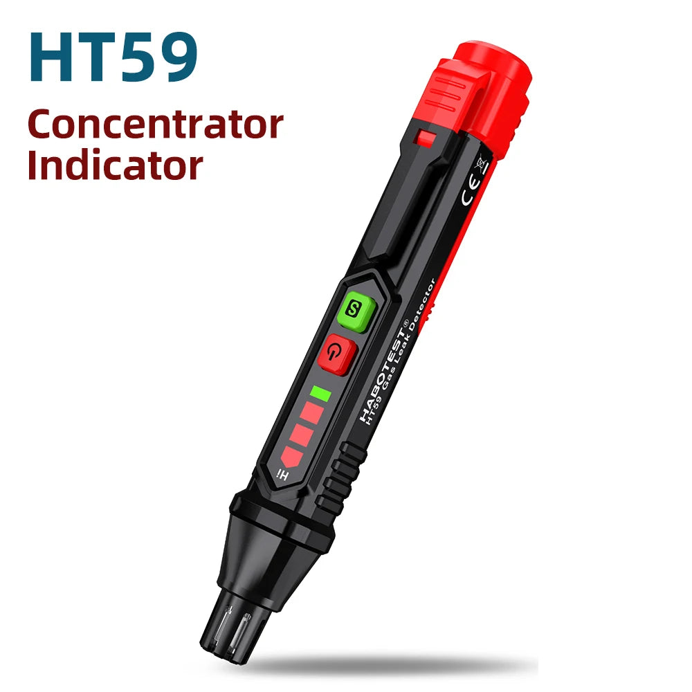 Natural Gas Leak Detector with Audible & Visual Alarm, Portable Gas Sniffer to Locate Combustible Sources Like Methane, Propane