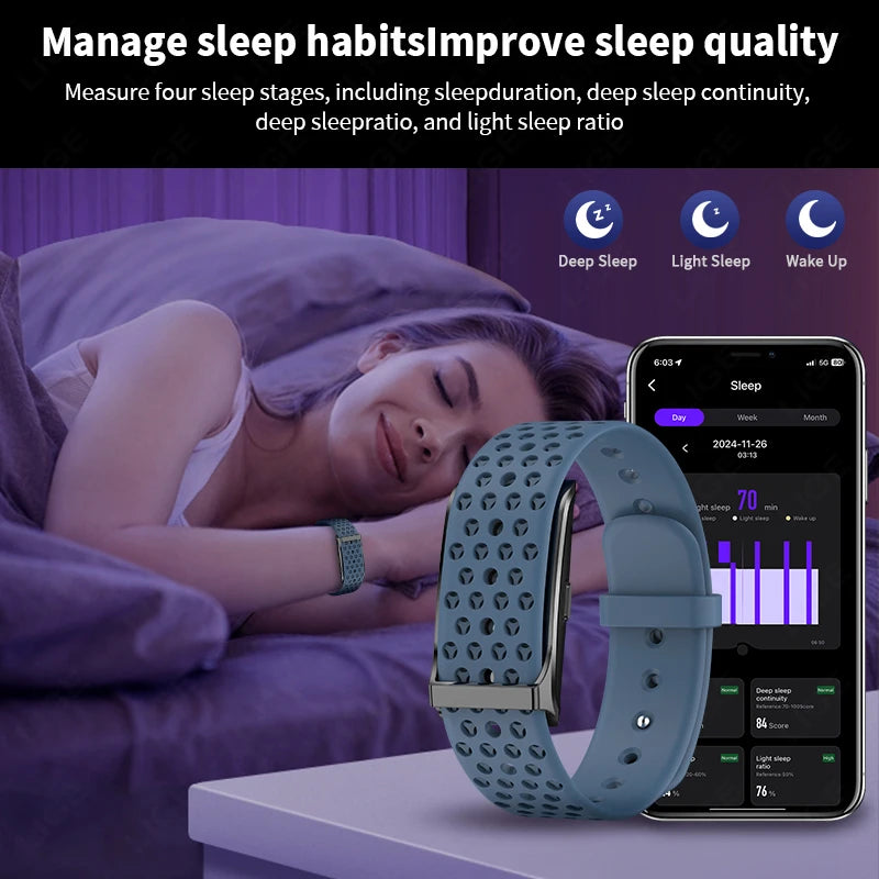 Bracelet connecté de suivi d’activité sans écran