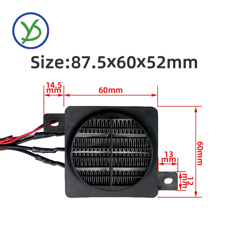 220 V PTC Heater and Fan Assembly