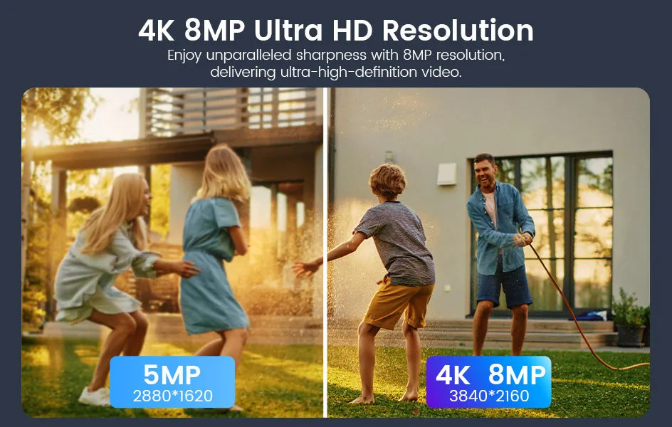 ZOSI 8MP PoE Security Camera System with AI Detection
