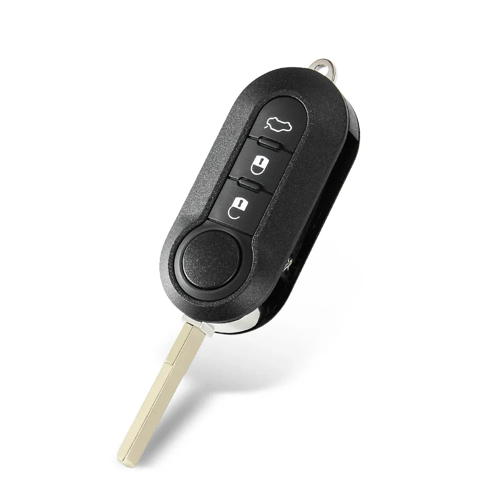 3 tlačidlový upravený diaľkový kľúč pre Fiat 500 Panda Punto Bravo Stilo Ducato, Citroën Jumper, Peugeot Boxer, SIP22 Flip Key